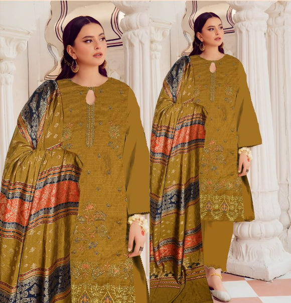 Luxury Dhanak Sequence-Embroidery